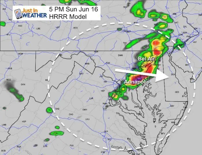 Fathers Day Afternoon Storm Update Just In Weather