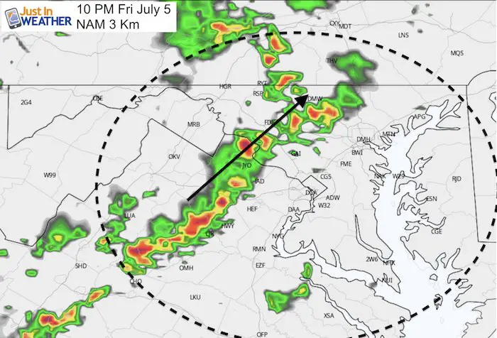 July 5 Weather: Quick Look At Storm Potential - Just In Weather