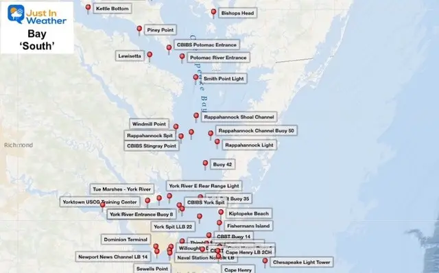 Chesapeake Bay Operational Forecast - South