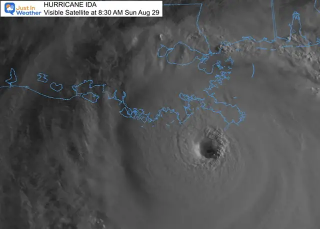 Sunrise Satellite of Hurricane Ida