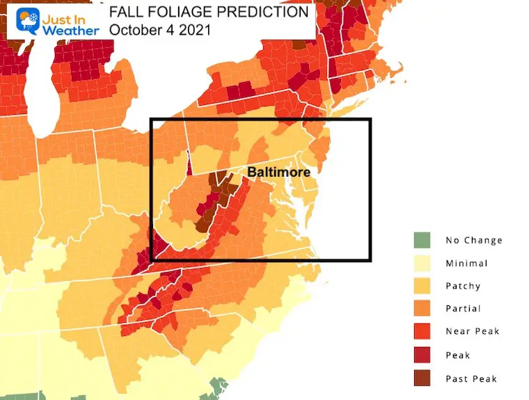 Fall Foliage Forecast Just In Weather
