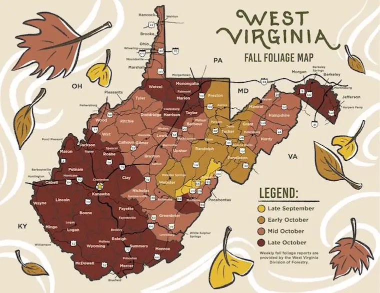 West Virginia Fall Foliage