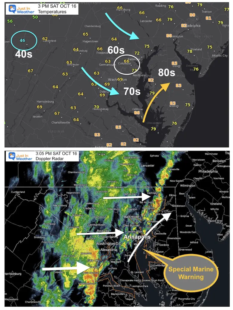 3 PM Hour Weather And Storm Update