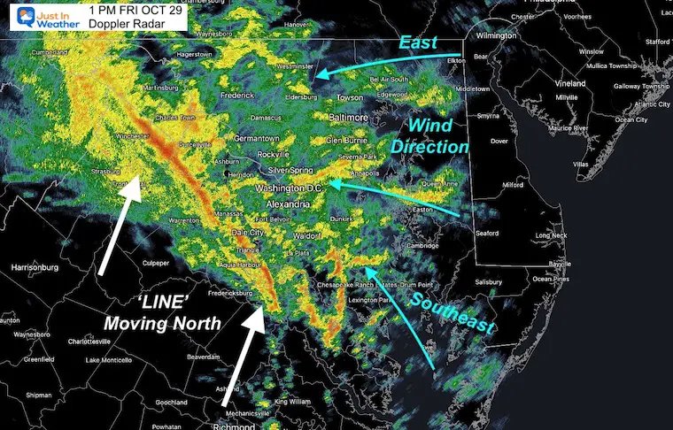 1 PM Friday Radar Update