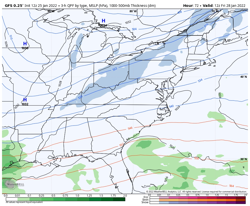 January-25-weather-snow-storm-update-tuesday-gfs