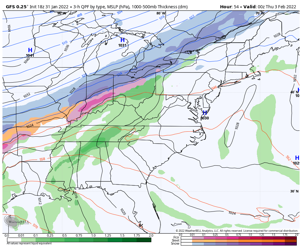 January-31-weather-ice-snow-friday-gfs