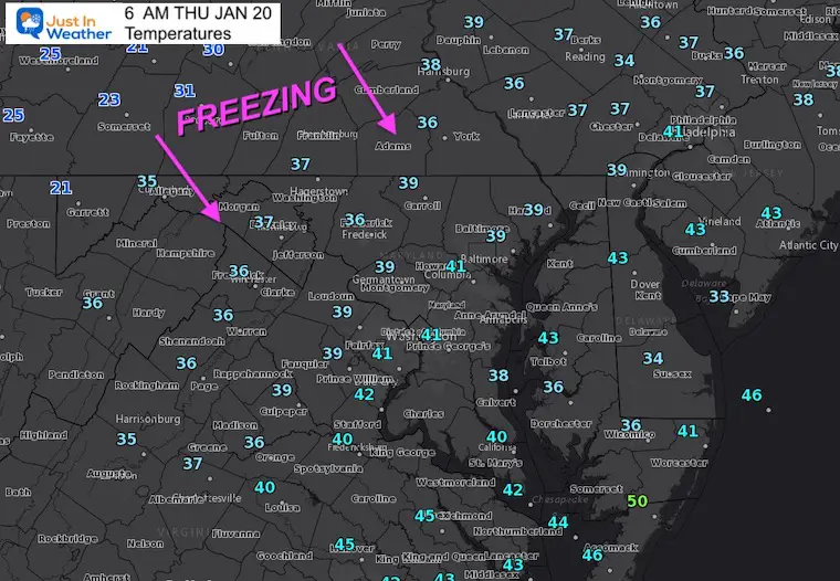 January 20 Tracking The Change From Rain To Snow Then Icy Roads Just