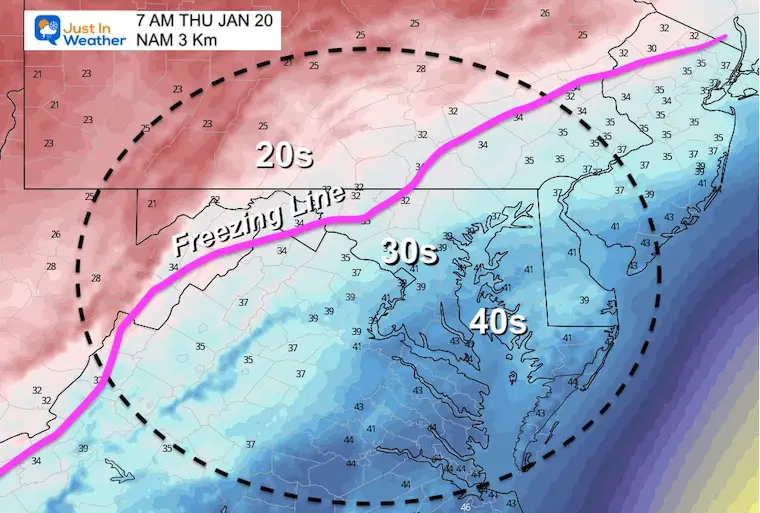 January 20 Tracking The Change From Rain To Snow Then Icy Roads Just