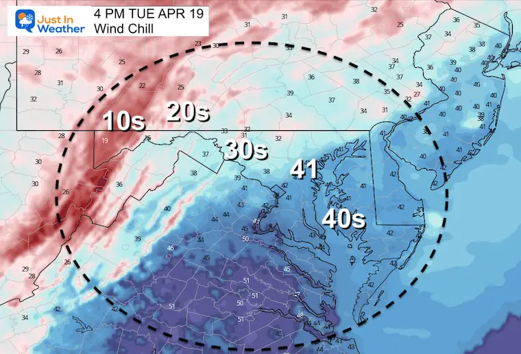 April 19 Weather Nor’easter Keeps Showers And Wind Today Just In Weather