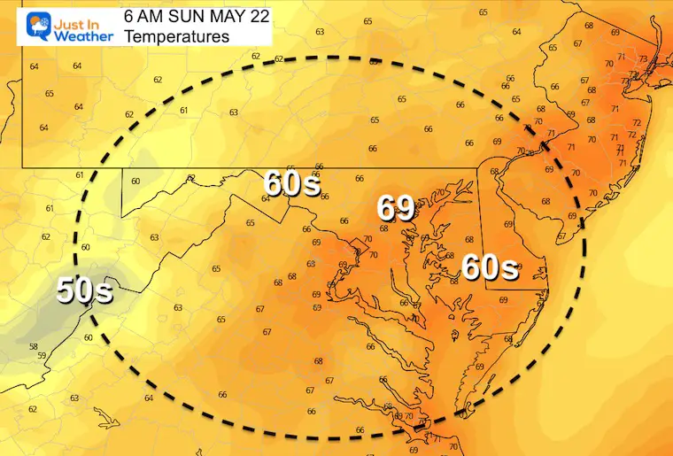 May 21 Near Record Heat For Preakness And More Storms Sunday Just In