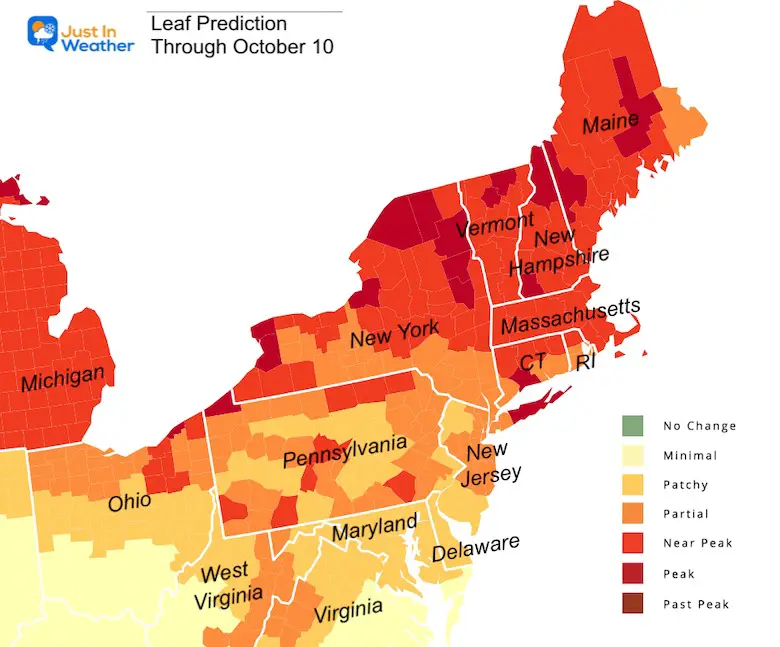 New England Fall Foliage Map 2024 Karyn