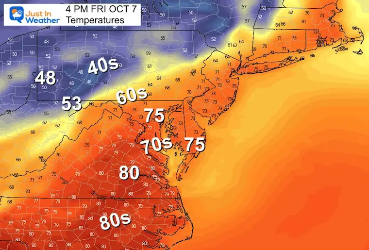 October 6 Weather Sunny And Warmer Then Chilly Weekend Just In Weather