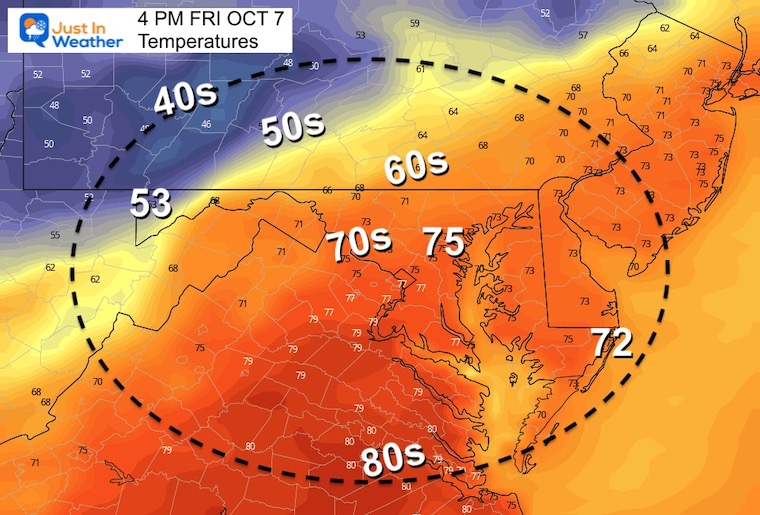 October 6 Weather Sunny And Warmer Then Chilly Weekend Just In Weather