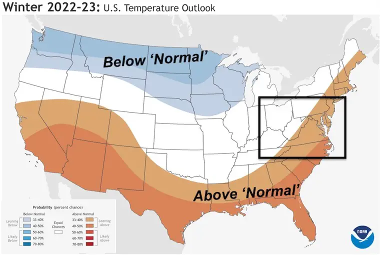 Winter Outlook 2023 From NOAA Very Different Than Farmers Almanacs 