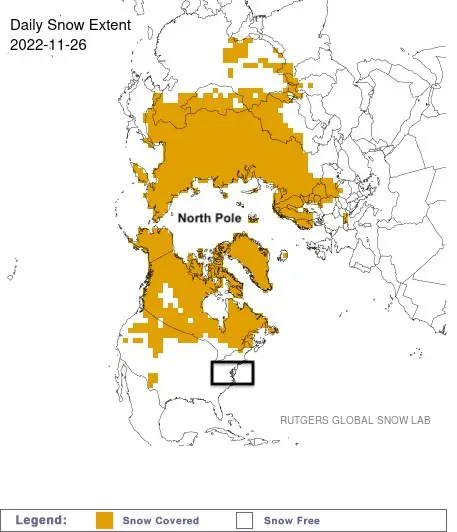snow northern hemisphere Rutgers November 
