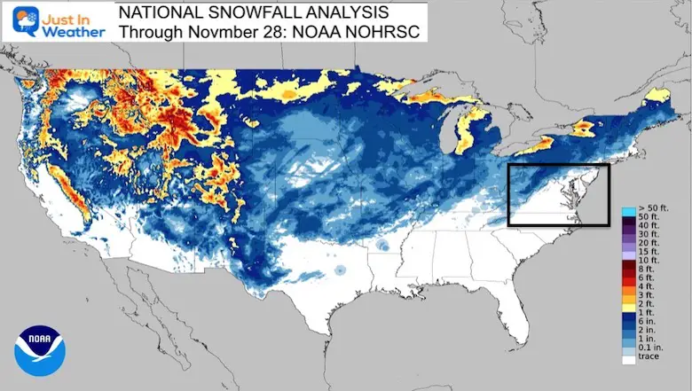 Winter Snow Cover in the Northern Hemisphere