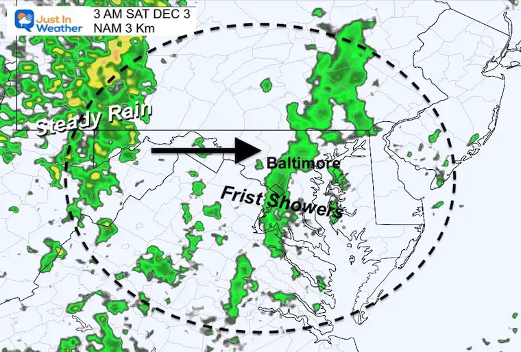 December 3 rain radar morning am 3