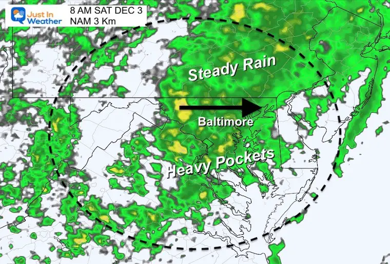December 3 rain radar morning am 8