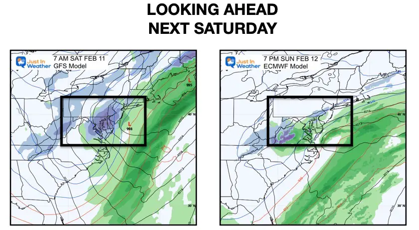 February 5 weather snow next weekend