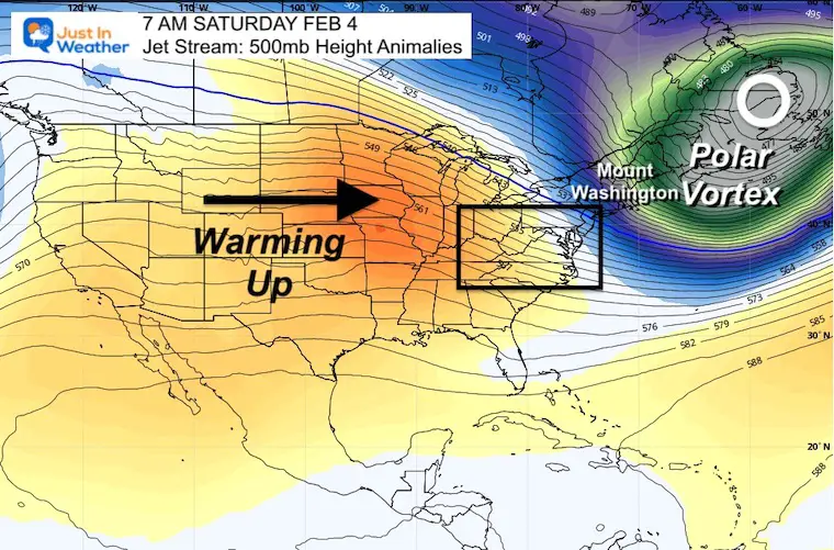 February 4 weather polar vortex Saturday morning