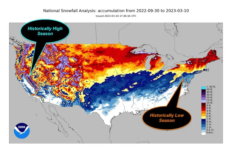 March 10 snow analysis