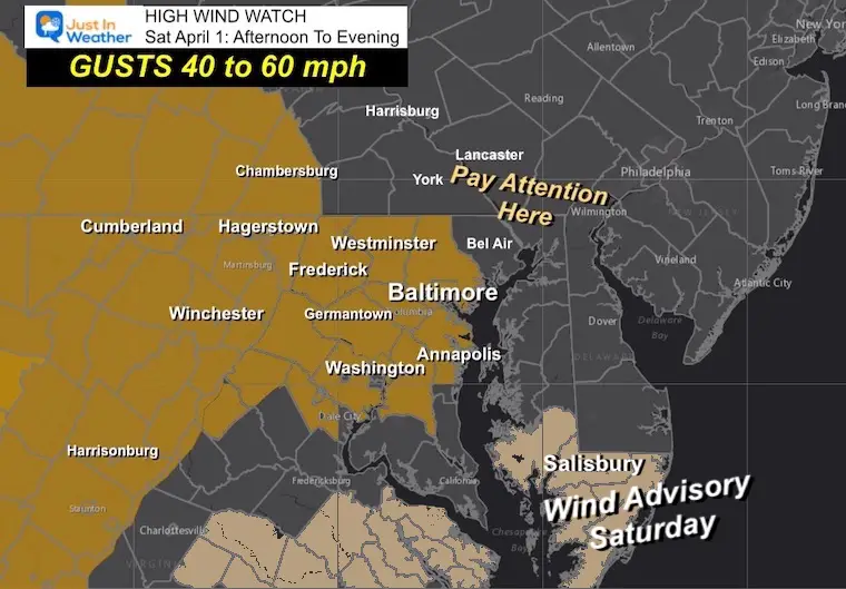 March 31 High Wind Watch