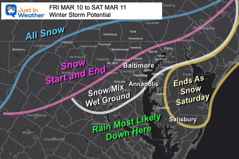 March 8 winter storm first call