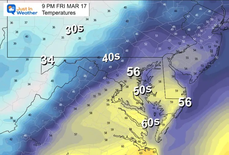 March-17-weather-st-patricks-day-temperatures-pm-9