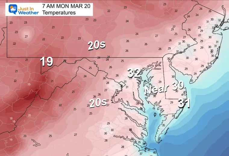 March 19 Weather Still Chilly Winds Today Then Warming Up With Spring