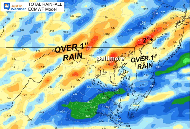 March 2 weather rain Friday