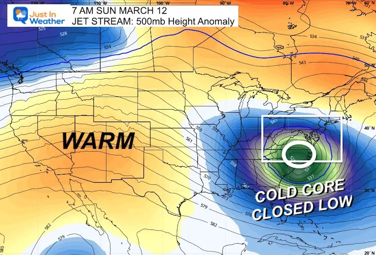 March 4 weather jet stream storm next week