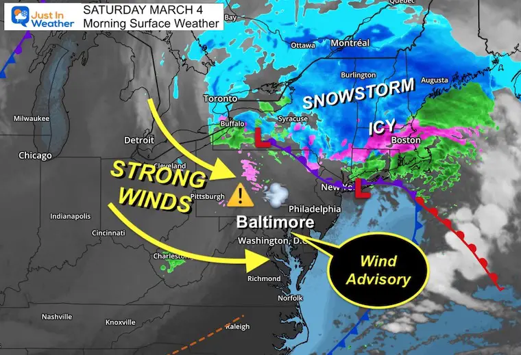 March 4 weather wind storm saturday morning