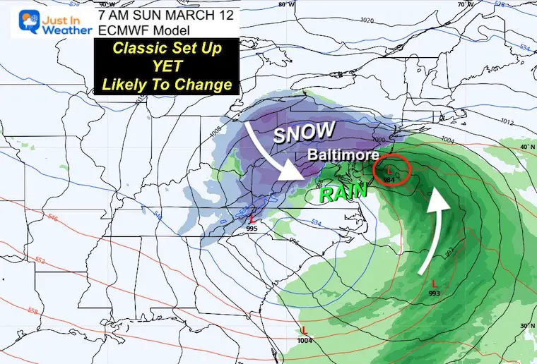 March 4 winter storm snow next weekend