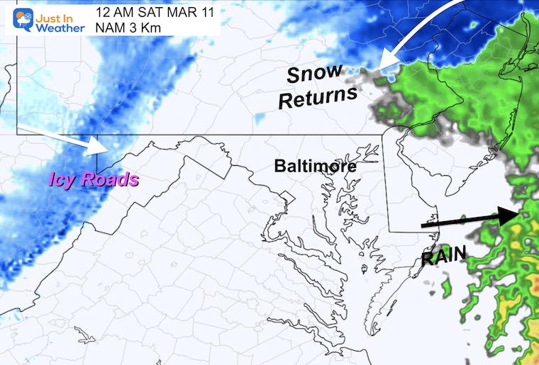 March 9 weather snow radar saturday midnight