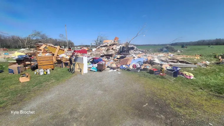 tornado damage Delaware April 1 2023