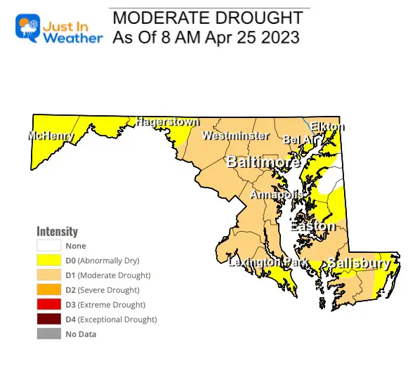 April 27 Drought Maryland