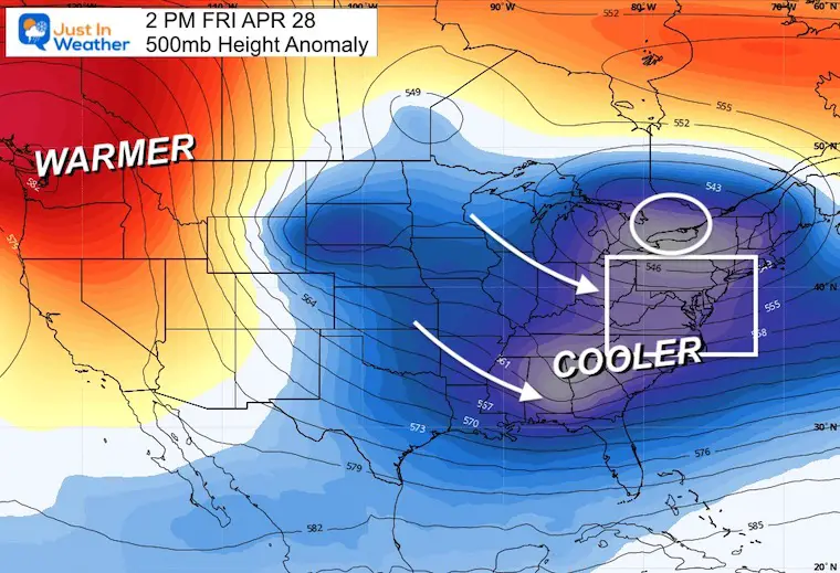 April 20 jet stream forecast Next Friday