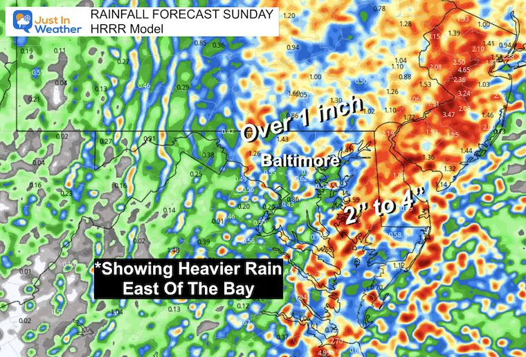 April 30 weather rain forecast Sunday NAM