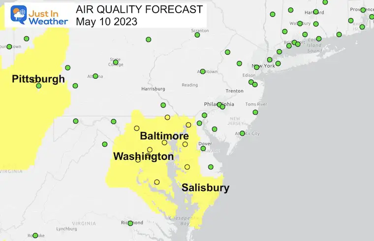 May 10 air quality forecast