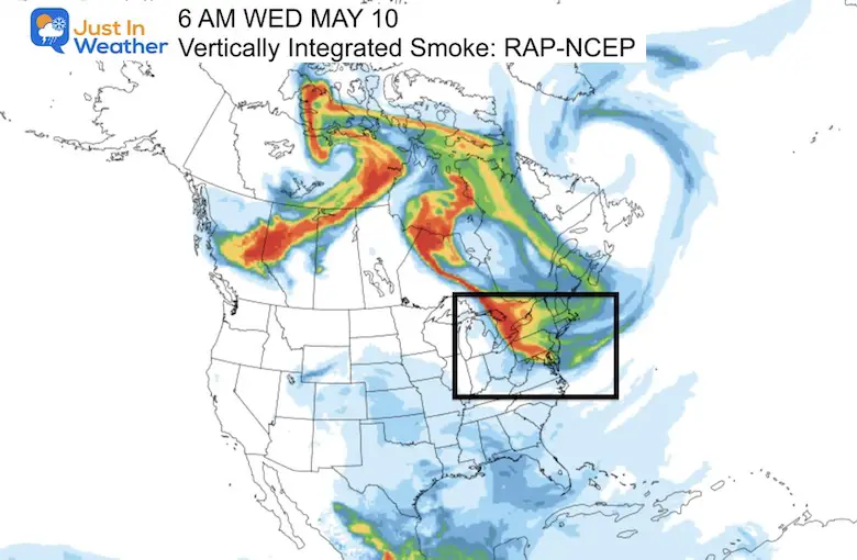 May 10 weather smoke analysis