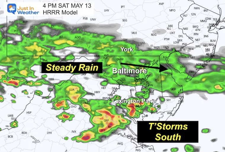 May 13 weather radar rain storm 4 PM