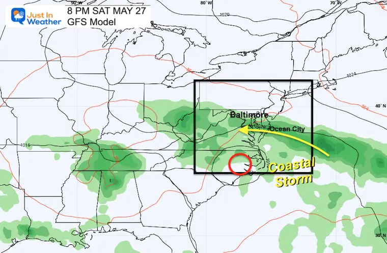 May 23 weather forecast Saturday