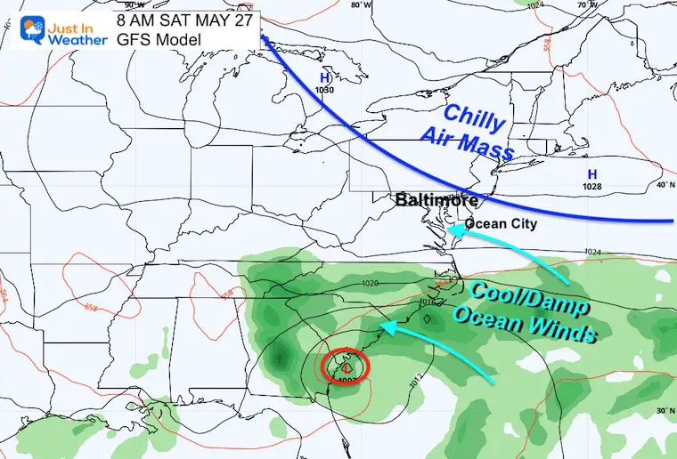 May 24 weather rain saturday