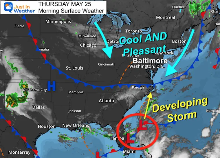 May 25 weather thursday morning