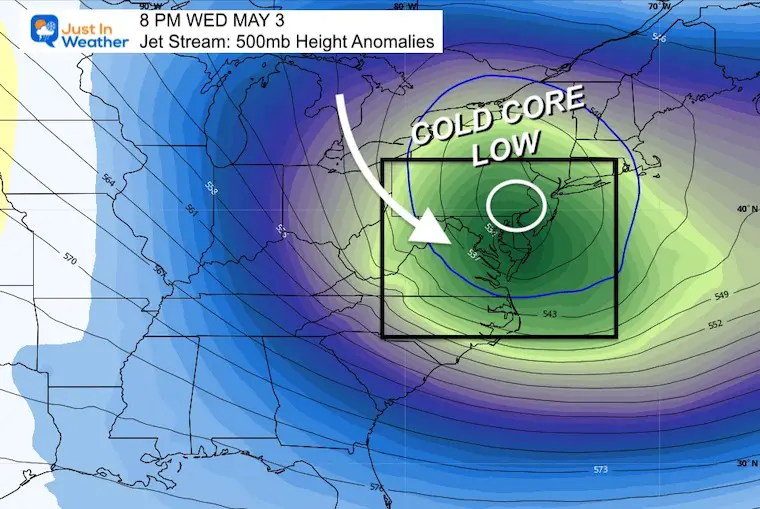 May 3 weather jet stream polar vortex