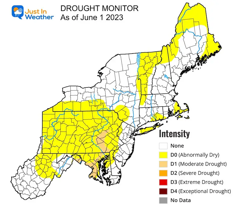 Drought Map Northeast US June 2023