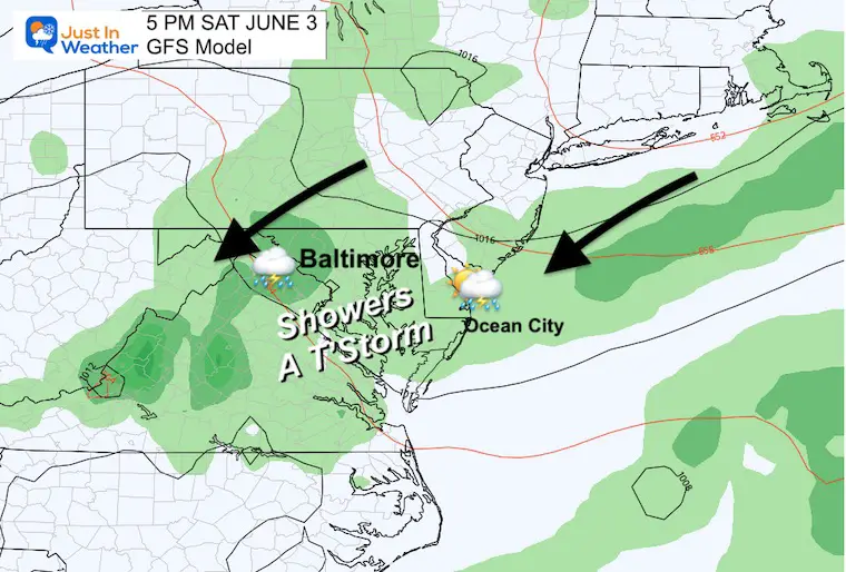 June 1 weather rain Saturday