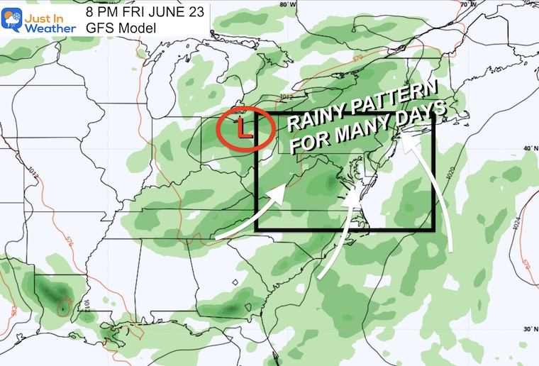June 20 weather rain forecast Friday