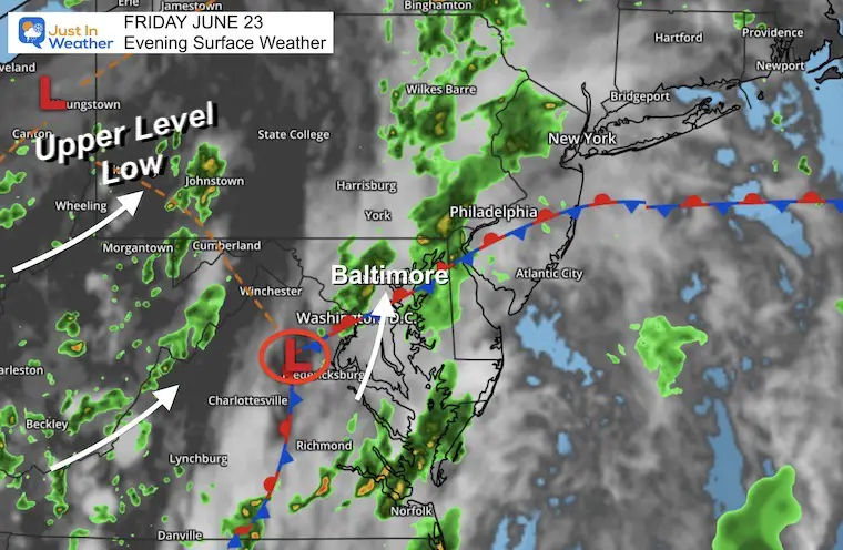 June 23 weather storm Friday evening
