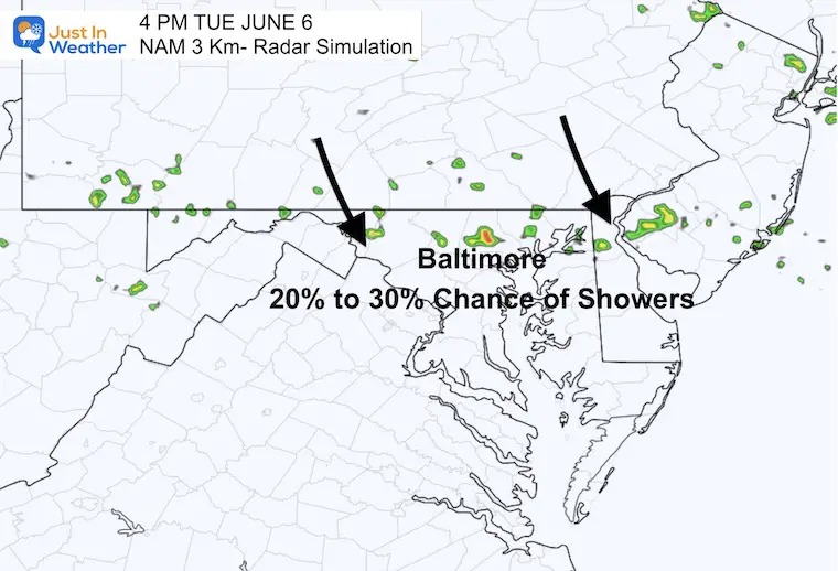 June 5 radar Tuesday afternoon